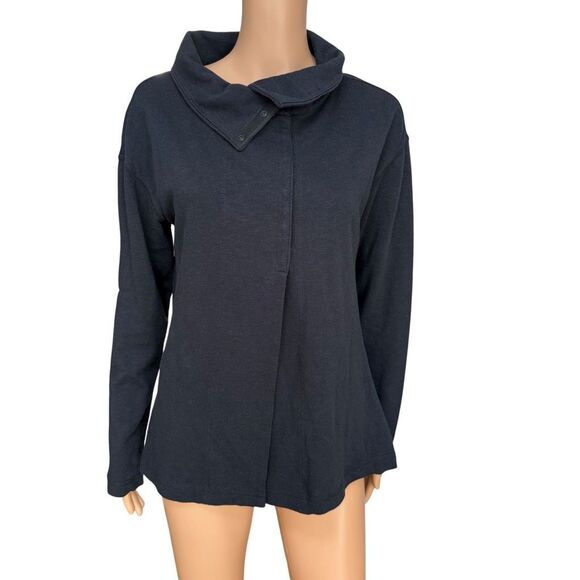 Columbia cotton blend Cozy Cardigan Open Front Cowl Neck Size S - Picture 1 of 7